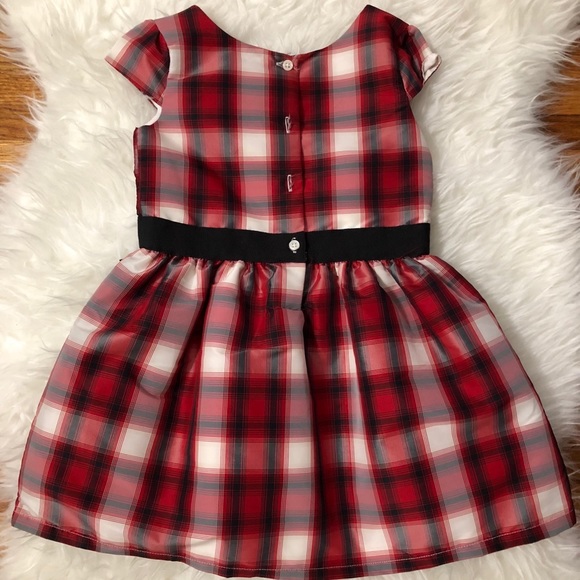 ❤️🖤🤍 CARTER’S RED AND BLACK DRESS ❤️🖤🤍 - Picture 2 of 5
